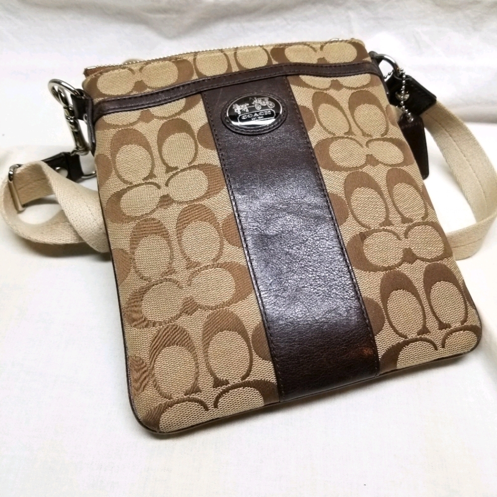Coach canvas crossbody - price reduced!